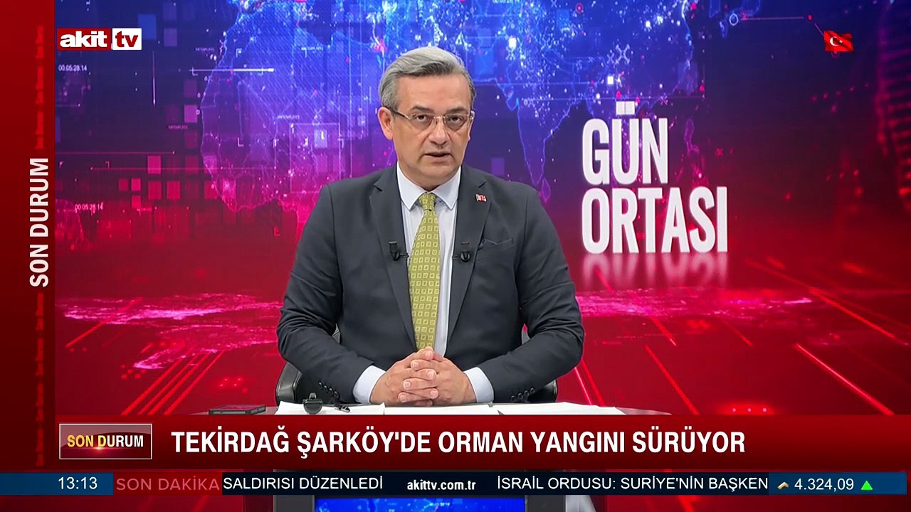 Muhabir Fatih Mısır son durumu bildirdi! Tekirdağ yangını Çanakkale'ye sıçradı