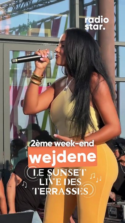 Wejdene en concert au Sunset Live des Terrasses. #wejdene #sunsetlive #concert #live