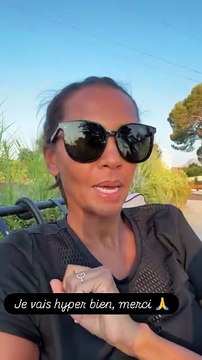 Karine Le Marchand rassure sur son état de santé après des confidences qui avaient inquiété ses fans : Tout va bien ! Je vais faire en sorte d'aller le mieux possible, le plus longtemps possible.