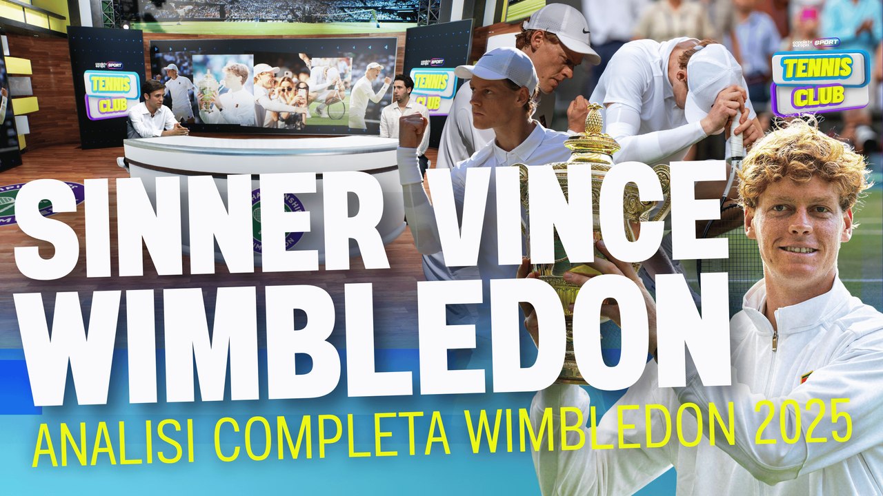 #Sinner è il re di #Wimbledon, è la prima volta per un italiano | Puntata Completa Tennis Club