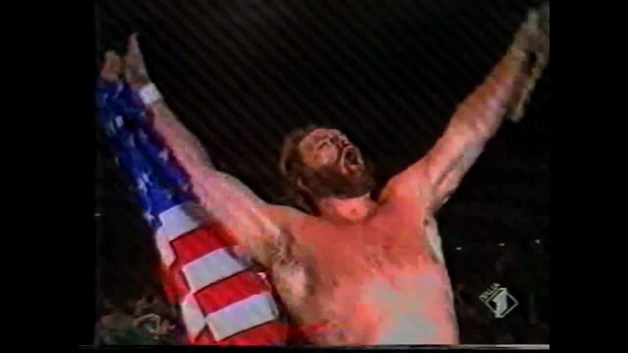(ITA) The Iron Sheik contro "Hacksaw" Jim Duggan - WWF Live a Milano con Gerry Scotti (1987)
