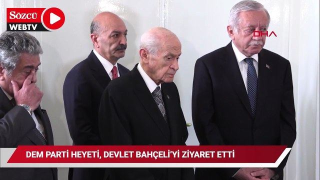 DEM Parti heyeti, Devlet Bahçeli’yi ziyaret etti
