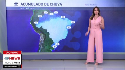 Tempo firme atinge Centro-Sul do Brasil | Previsão do Tempo