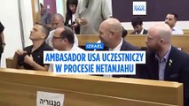 Ambasador USA Huckabee uczestniczy w procesie Netanjahu, aby okazać wsparcie Trumpowi