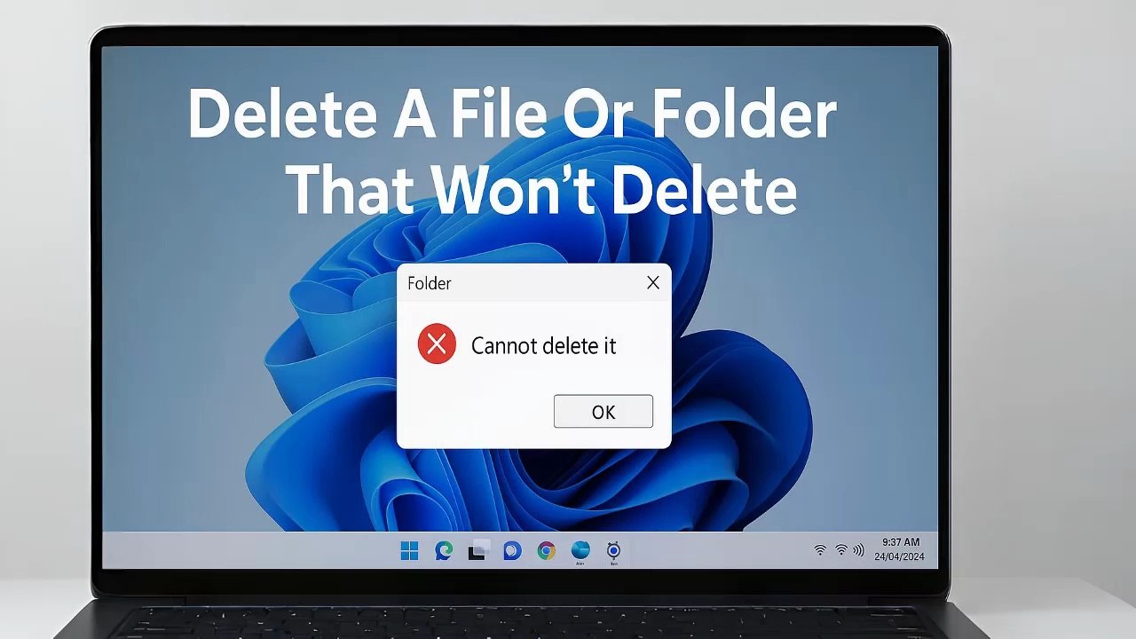 How To Delete A File Or Folder That Won't Delete On Windows 11 ✔️ | Fix All Deletion Errors (2025 Guide)