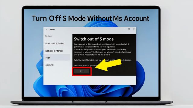 How To Turn Off Windows 11 / 10 S Mode Without Microsoft Account | Fix Missing Get Button ✔️