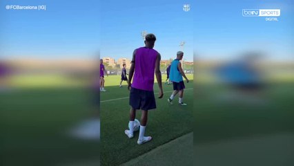 Lamine Yamal Playfully Teases Robert Lewandowski in Barcelona’s Preseason Training ⚽