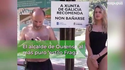 El alcalde de Ourense al más 'estilo Fraga'