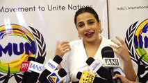 10th Edition Of Role Model Series By India's International Movement To Unite Nations - Vidya Balan