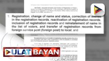 Registration para sa brgy. at SK elections, bubuksan na simula Aug. 1 hanggang 10