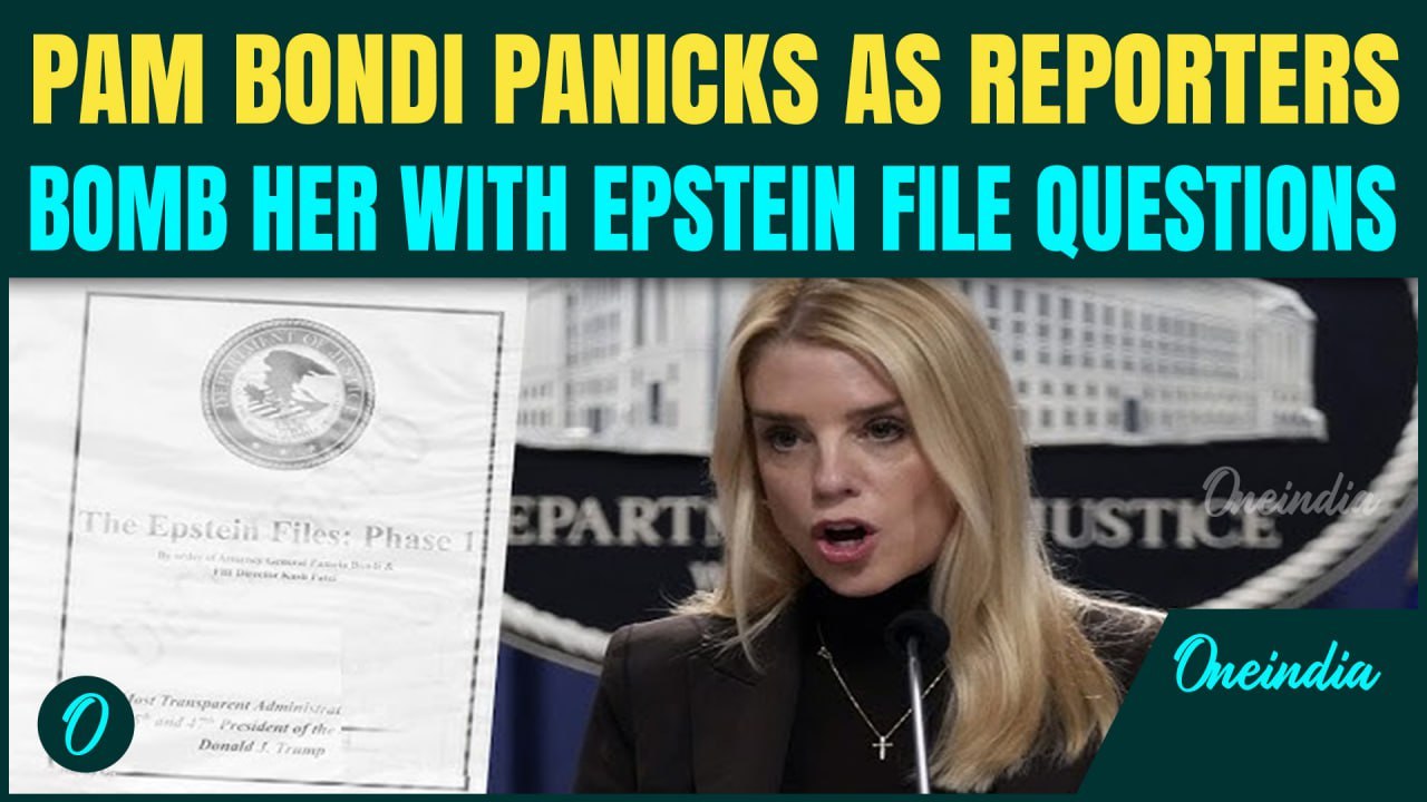 Pam Bondi Dodges Epstein BOMBSHELL Questions; Trump's Attorney Gen FIRES BACK At Resignation Calls