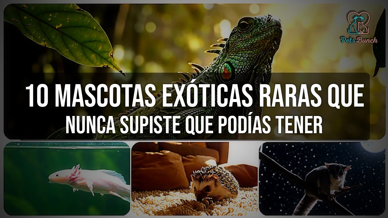 10 Mascotas Exóticas y Raras que Puedes Tener