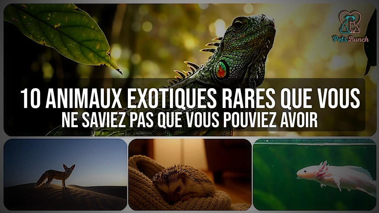 10 Animaux Exotiques Rares Que Vous Ne Saviez Pas Que Vous Pouviez Avoir à la Maison