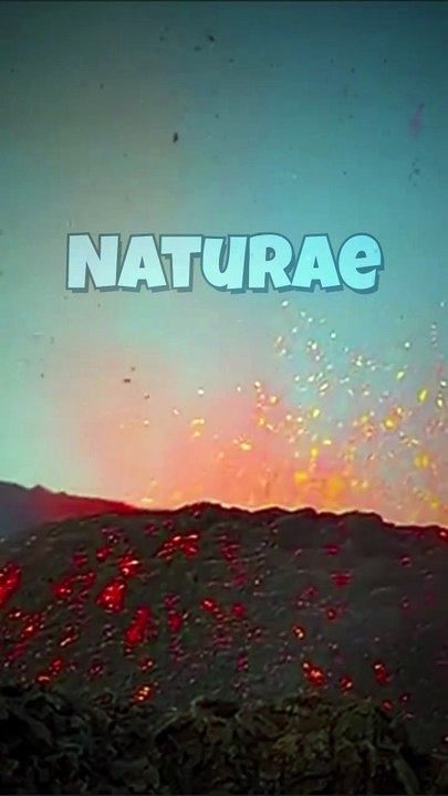 Insane volcano eruption