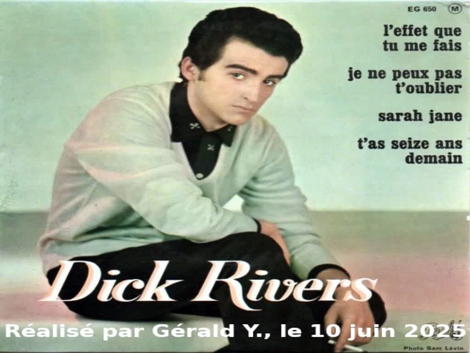 Dick Rivers_Je ne peux pas t'oublier (A. Williams_Can't get used to losing you)(1963)