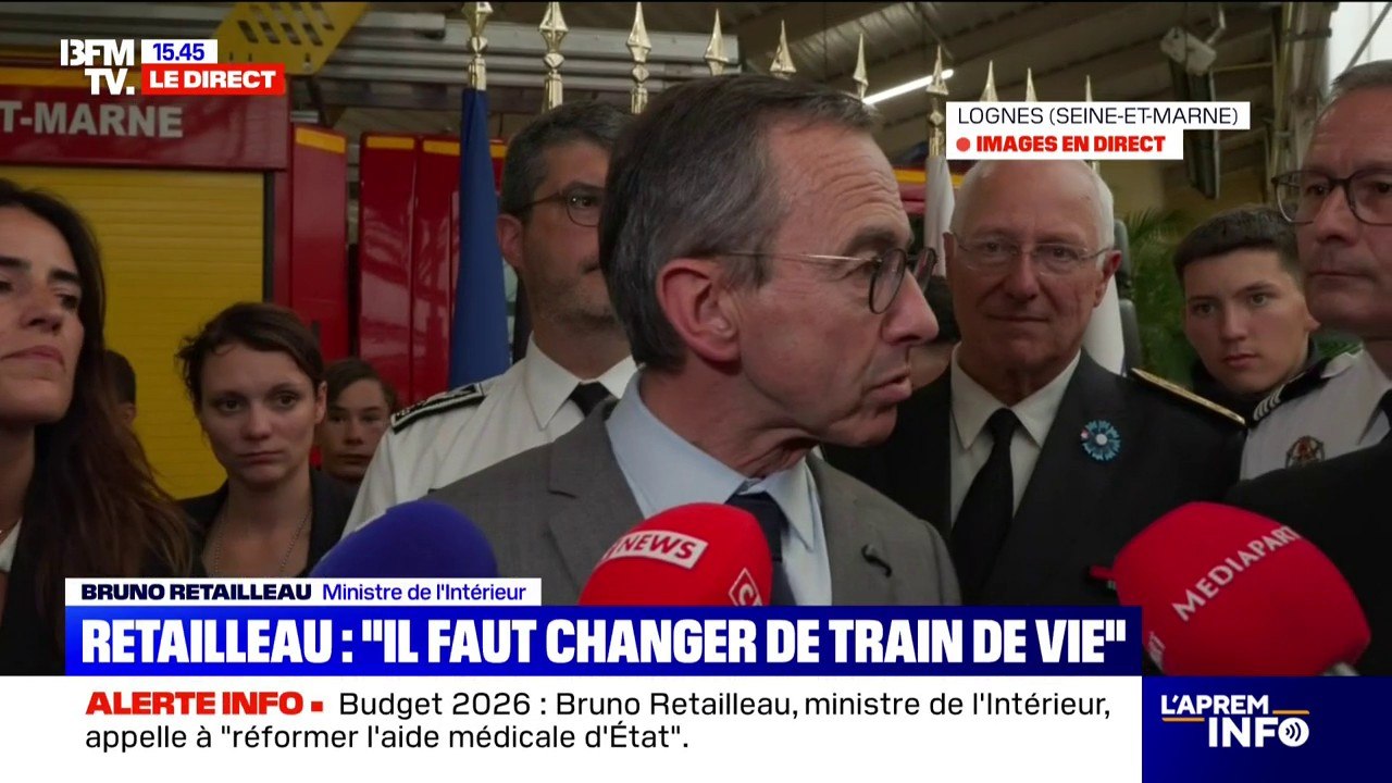 Bruno Retailleau appelle les Français au civisme face aux risques d'incendies