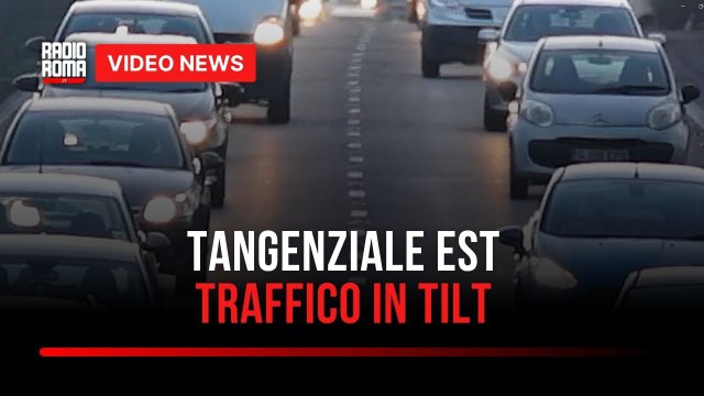 Tangenziale Est, caos traffico per cantiere
