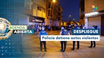 Policías españoles garantizan seguridad de la población Magrebí