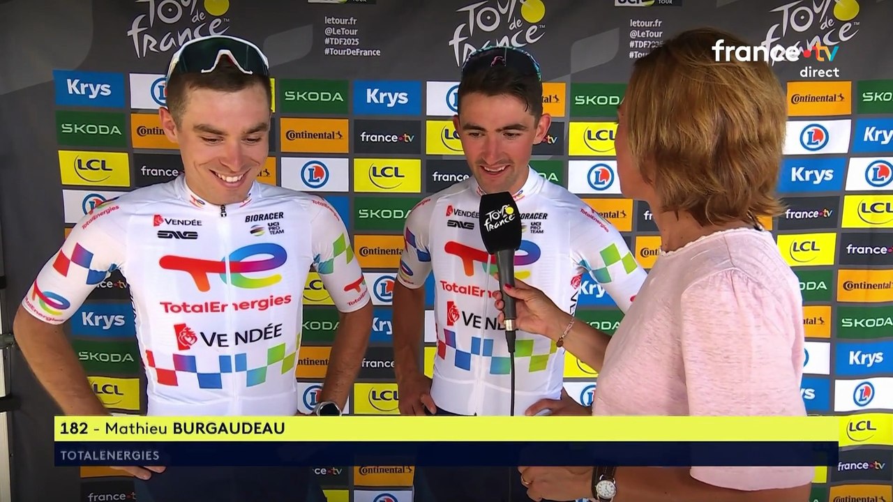 Étape 8 - Mathieu Burgaudeau : J'étais bien content de ne pas être tout seul