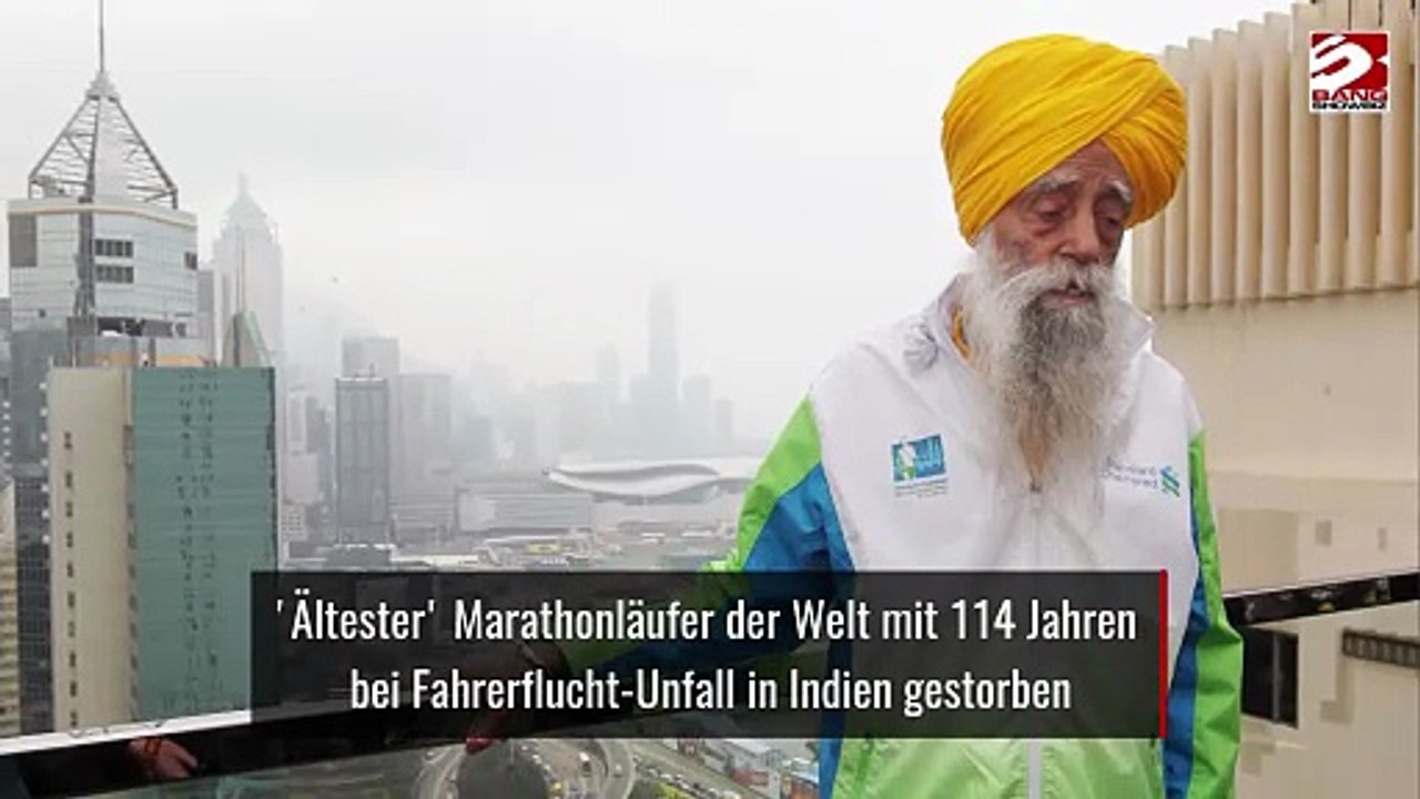 'Ältester' Marathonläufer der Welt mit 114 Jahren bei Fahrerflucht-Unfall in Indien gestorben