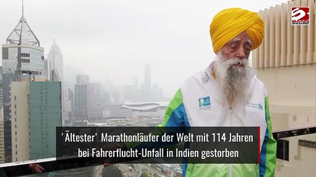 'Ältester' Marathonläufer der Welt mit 114 Jahren bei Fahrerflucht-Unfall in Indien gestorben