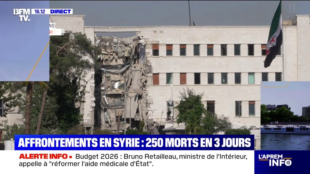 Escalade de violences en Syrie: les affrontements ont fait près de 250 morts en trois jours
