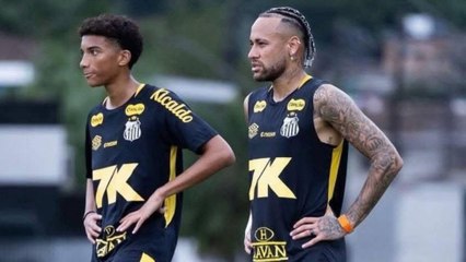 Las diabluras del hijo de Robinho y Neymar