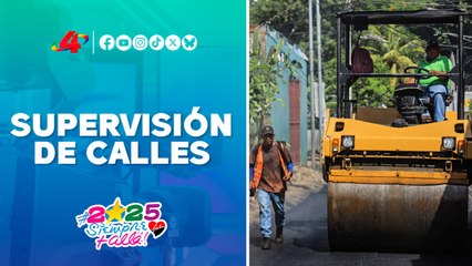 🏗️🚧 Alcaldía de Managua supervisa 50% de avance en calles del barrio Hugo Chávez