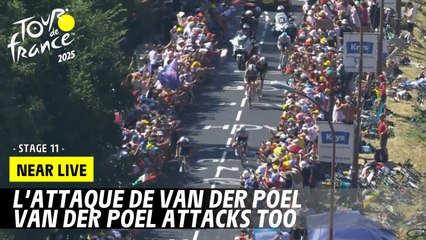 Van der Poel attacks too - Stage 11 - Tour de France 2025