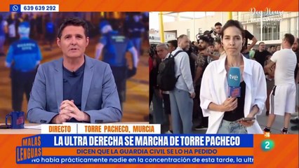 En pleno directo. Son animales. Descerebrados.