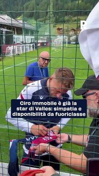 Ritiro a Valles del Bologna Fc, giorno #2: Immobile è già una star