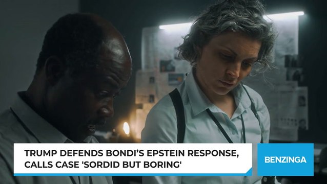 Trump Defends Bondi’s Epstein Response, Calls Case 'Sordid But Boring'