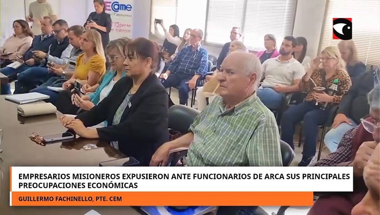 Empresarios misioneros expusieron ante funcionarios de arca