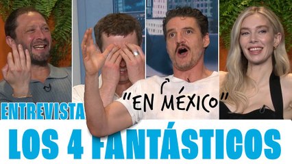 'Los 4 Fantásticos: Primeros Pasos' - Entrevista con Pedro Pascal, Vanessa Kirby, Joseph Quinn y Ebon Moss-Bachrach