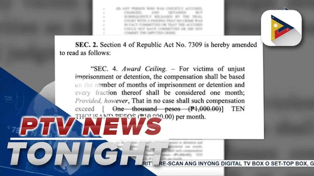 Sen. Erwin Tulfo pushing for increased compensation for those who were wrongfully detained and imprisoned
