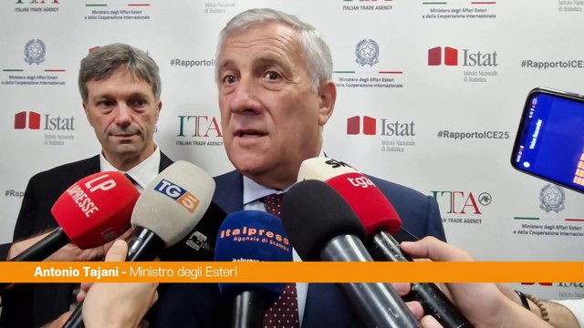 Dazi, Tajani Trattative in corso per impedire guerra commerciale