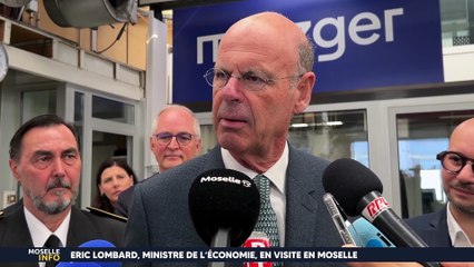 Éric Lombard était de passage en Moselle