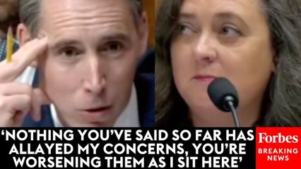 'Does That Seem Like A Problem?': Josh Hawley Spars With NLRB Nom Over Captive Audience Meetings