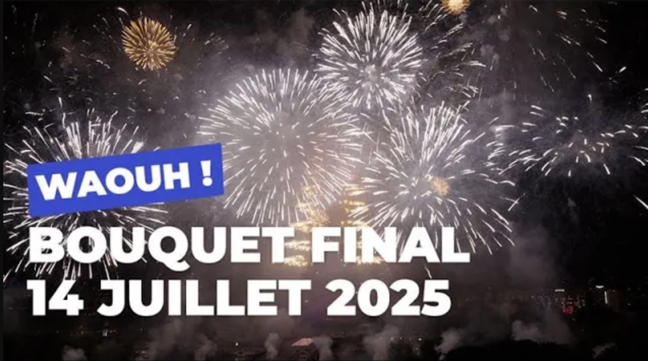 Le bouquet final du feu d’artifice de Paris 2025  | Paris est une fête | Ville de Paris