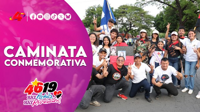 🔴⚫️ Juventud Sandinista rinde homenaje al Comandante Julio Buitrago con caminata conmemorativa 🇳🇮