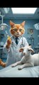 Doctor Cat Saves the Day! 🐱 | Funny Animal Hospital Story #Shorts