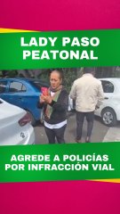 ¡Aparece nueva 'Lady Paso Peatonal'!