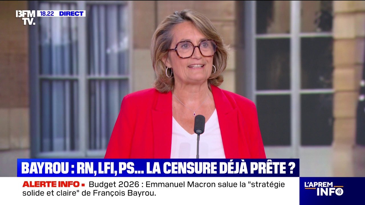 Budget 2026: "On se donne (jusqu'à) décembre pour discuter avec le Parlement", assure Sophie Primas, porte-parole du gouvernement