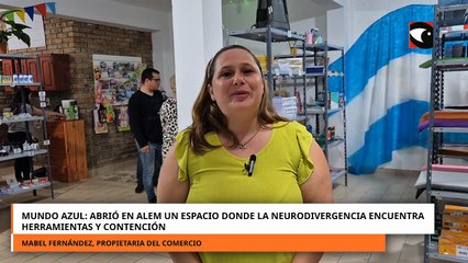 Mundo Azul abrió en Alem: espacio donde la neurodivergencia encuentra herramientas y contención.mp4