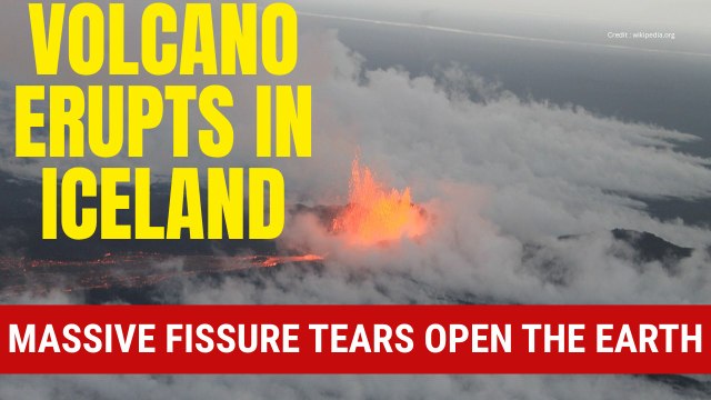 Iceland Volcano Erupts Without Warning — Massive Lava Flows Captured