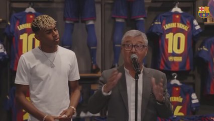 Rueda de prensa completa de Lamine Yamal en su renovación con el Barcelona