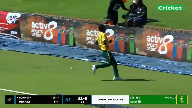 New Zealand vs South Africa 2nd Match Highlights - Zimbabwe T20I Tri-Series 2025