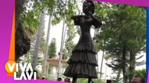 Piden retirar escultura de Florinda Meza en Zacatecas