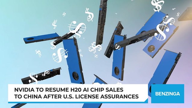 Nvidia To Resume H20 AI Chip Sales To China After U.S. License Assurances
