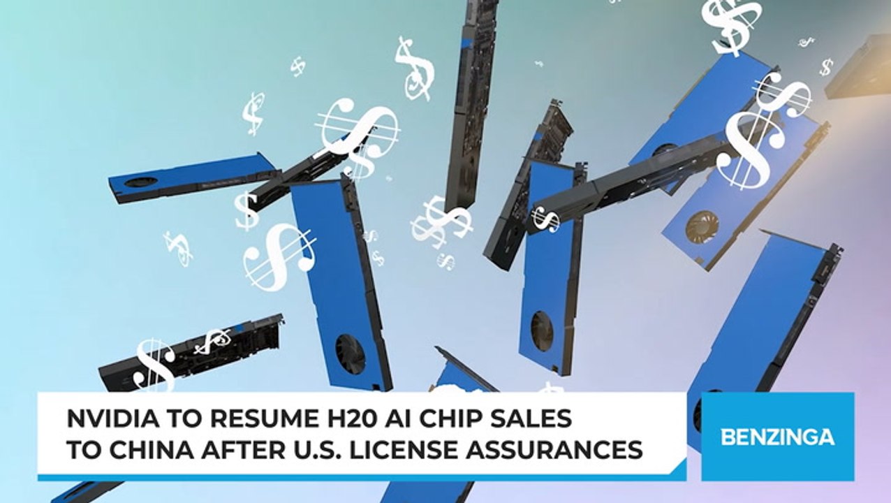 Nvidia To Resume H20 AI Chip Sales To China After U.S. License Assurances